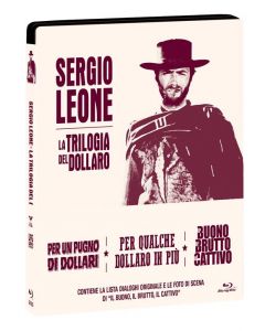 COFANETTO SERGIO LEONE - LA TRILOGIA DEL DOLLARO - BLU-RAY STEELBOOK (3 BD)