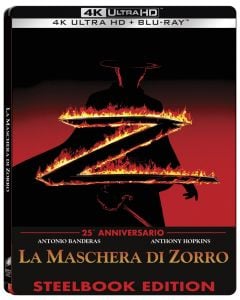 LA MASCHERA DI ZORRO - 4K (BD 4K + BD HD) STEELBOOK - Esclusiva Film&More