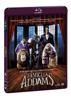 LA FAMIGLIA ADDAMS COMBO (BD + DVD) + Booklet Gioca&Colora