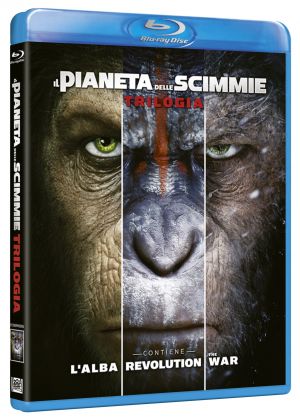 COFANETTO "IL PIANETA DELLE SCIMMIE - TRILOGIA" (3 Film) - BD