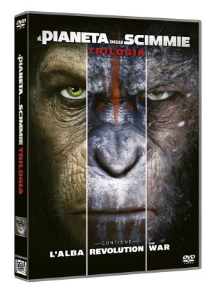 COFANETTO "IL PIANETA DELLE SCIMMIE - TRILOGIA" (3 Film) - DVD