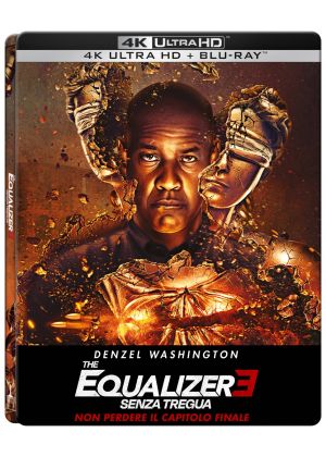 THE EQUALIZER 3 - SENZA TREGUA - 4K Steelbook (BD 4K + BD HD) Variant Cover