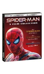 COFANETTO SPIDER-MAN HOME COLLECTION 1-3 - 4K ( 3 BD 4K + 3 BD HD ) Slipcase + Card